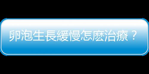 卵泡生長緩慢怎麽治療？